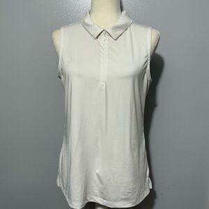 Tommy Bahama White Golf Tennis Pickleball Sleeveless Top size L